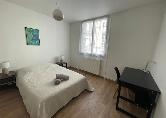 Apartment Spacieux Centre Gare Visitation Angers